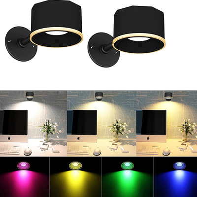 再充電可能なベッドわきのスタンド、リモートが付いている無線磁気壁ライトを読むRGB