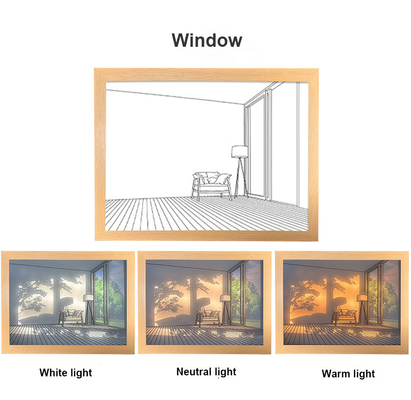 ギフトの枕元夜としてIns様式は家の家のためのDimmable LEDの机の装飾的で軽い絵画をつける